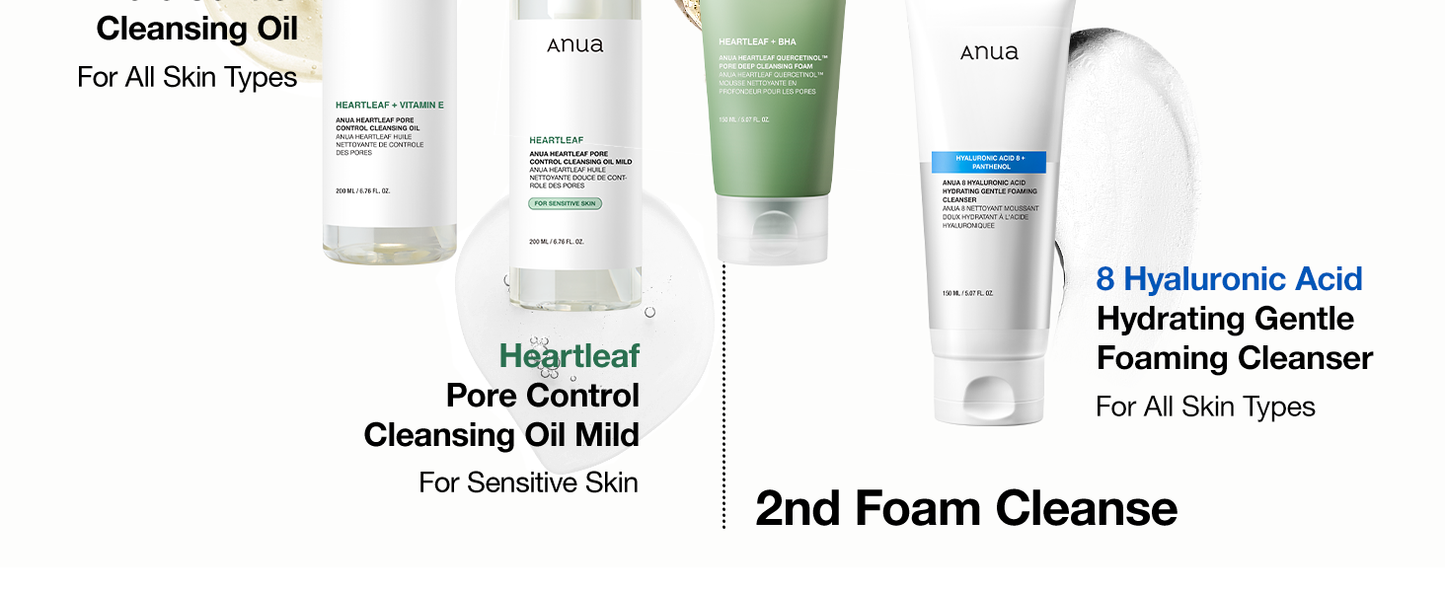 ANUA HEARTLEAF QUERCETINOL PORE DEEP CLEANSING FOAM 150ml