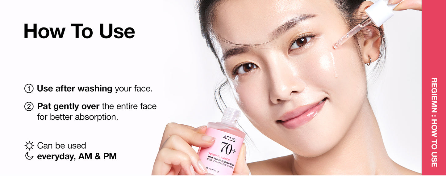 ANUA PEACH 70% NIACINAMIDE SERUM 30ml