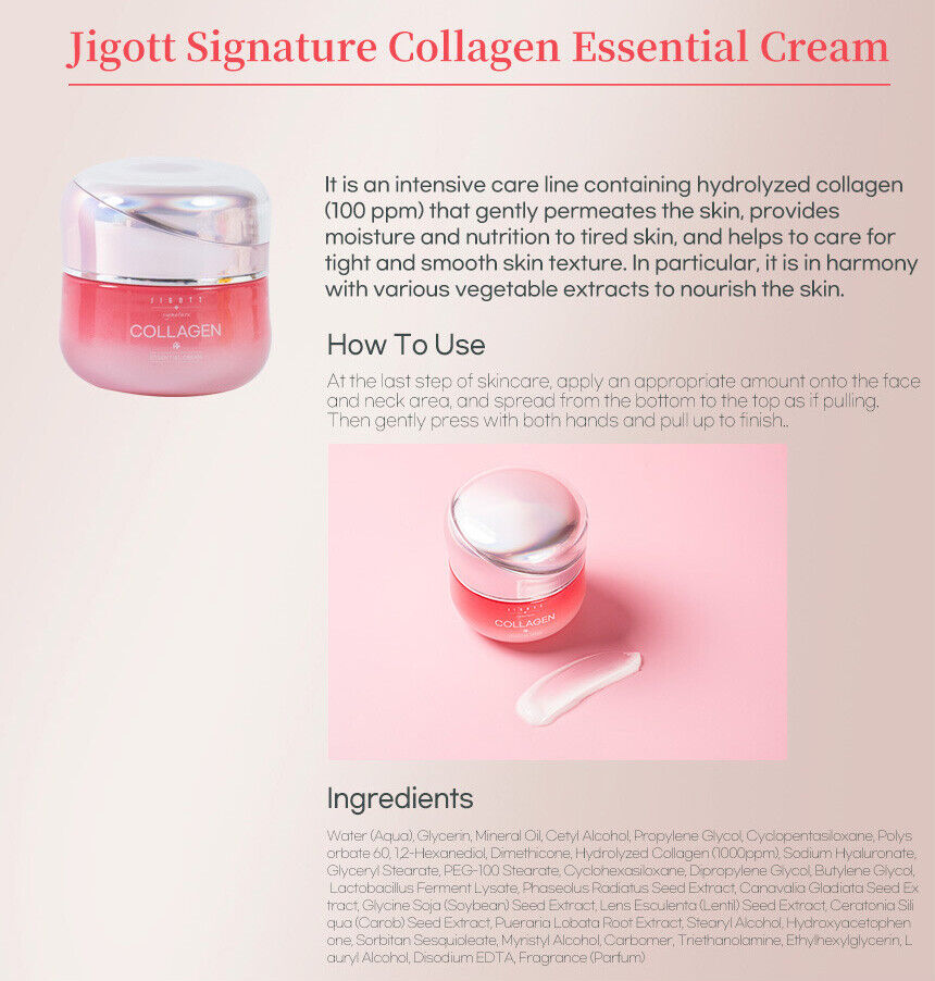 JIGOTT COLLAGEN SKIN CARE 3 SET