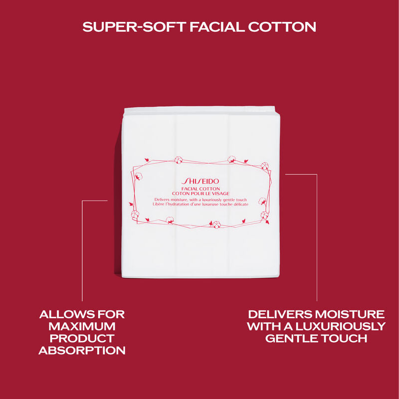 SHISEIDO FACIAL COTTON 165 Sheets/Cotton 100%