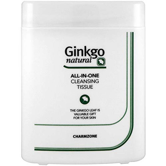 CHARMZONE Ginkgo natural ALL-IN-ONE CLEANSING TISSUE 385ML/13.01 fl oz (110EA)