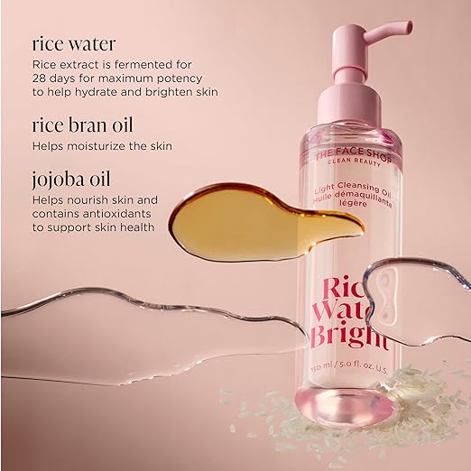 THE FACE SHOP Rice Water Bright Light Cleansing Oil 150ml/5.0 oz