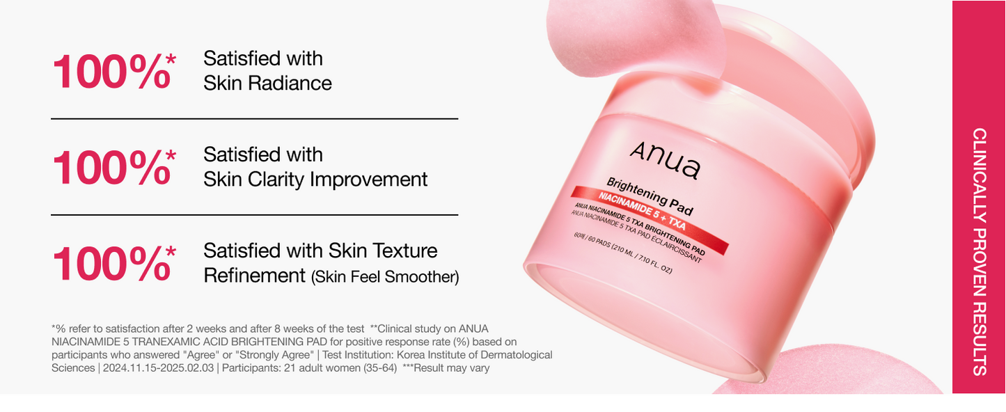 ANUA NIACINAMIDE 5 TXA BRIGHTENING PAD 210ml (60EA)