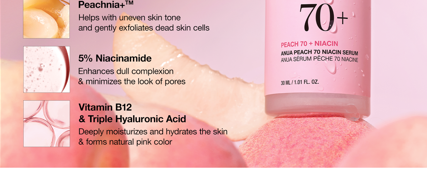 ANUA PEACH 70% NIACINAMIDE SERUM 30ml