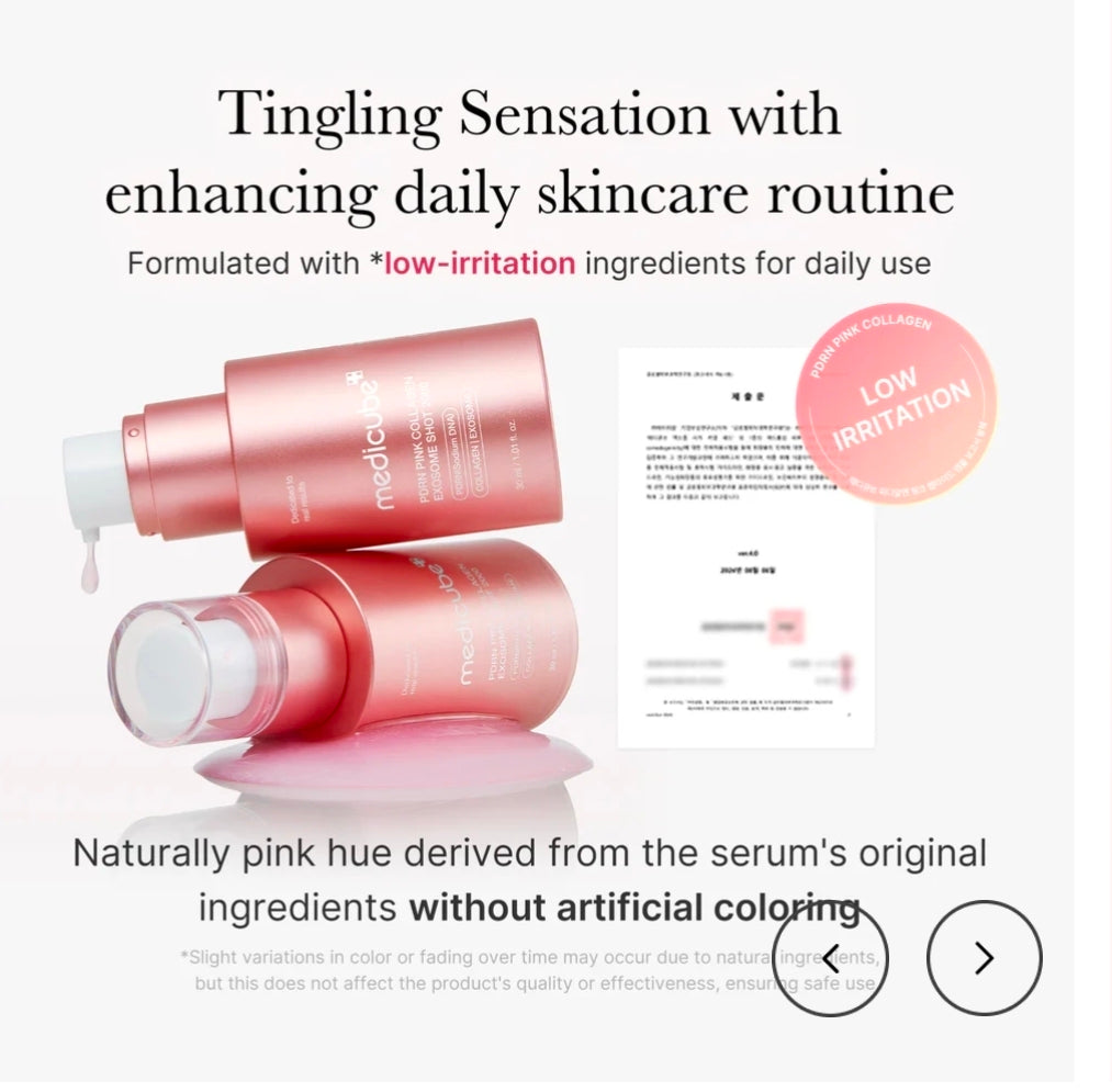 PDRN PINK COLLAGEN EXOSOME SHOT 7500 30ML 1.01 OZ