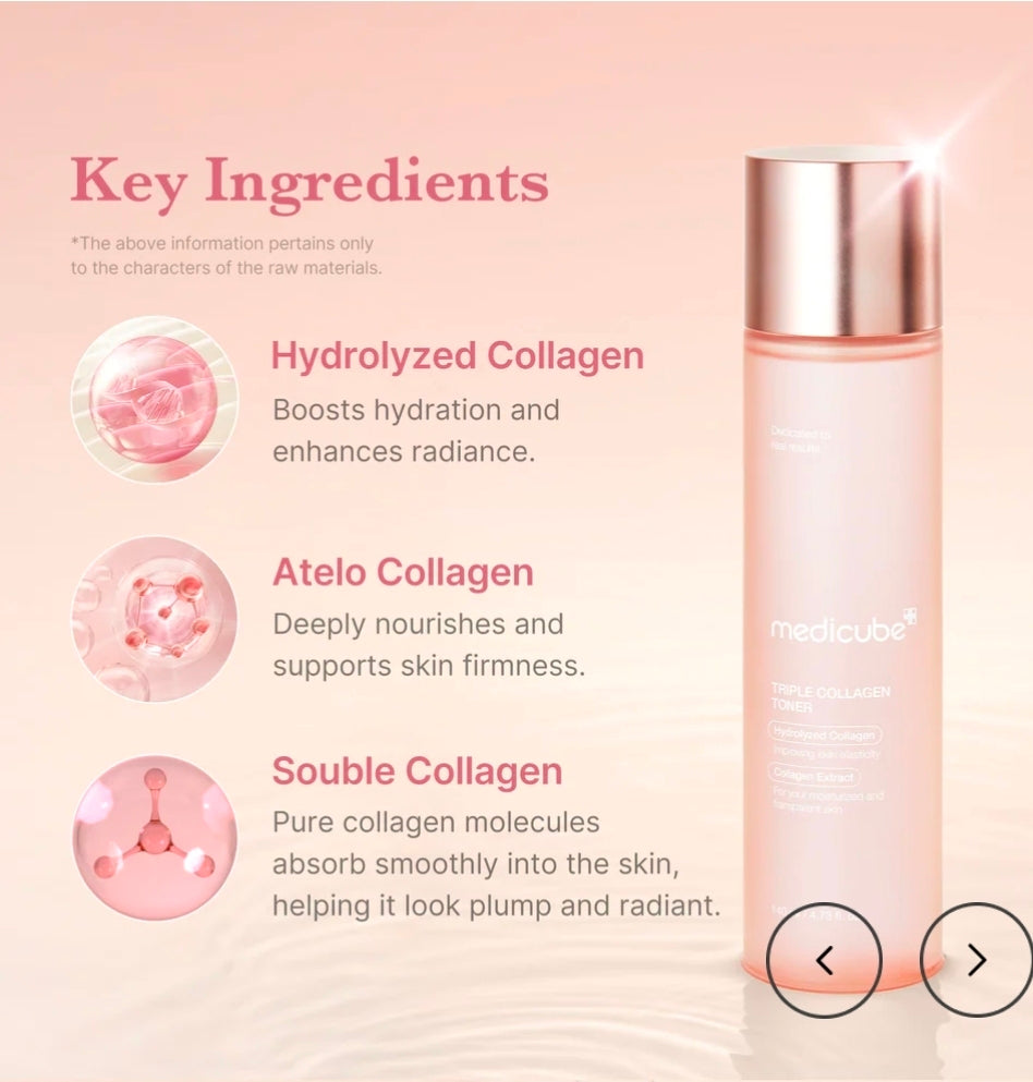 TRIPLE COLLAGEN TONER 180ML  4.73 OZ