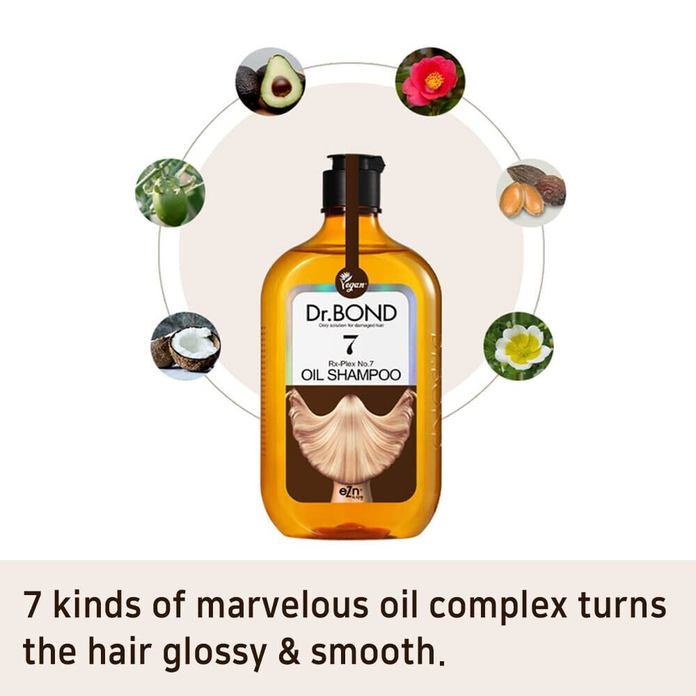 DONGSUNG Dr.Bond Extreme Damaged Hair OIL Shampoo Vegan 370ML/13.5FL OZ